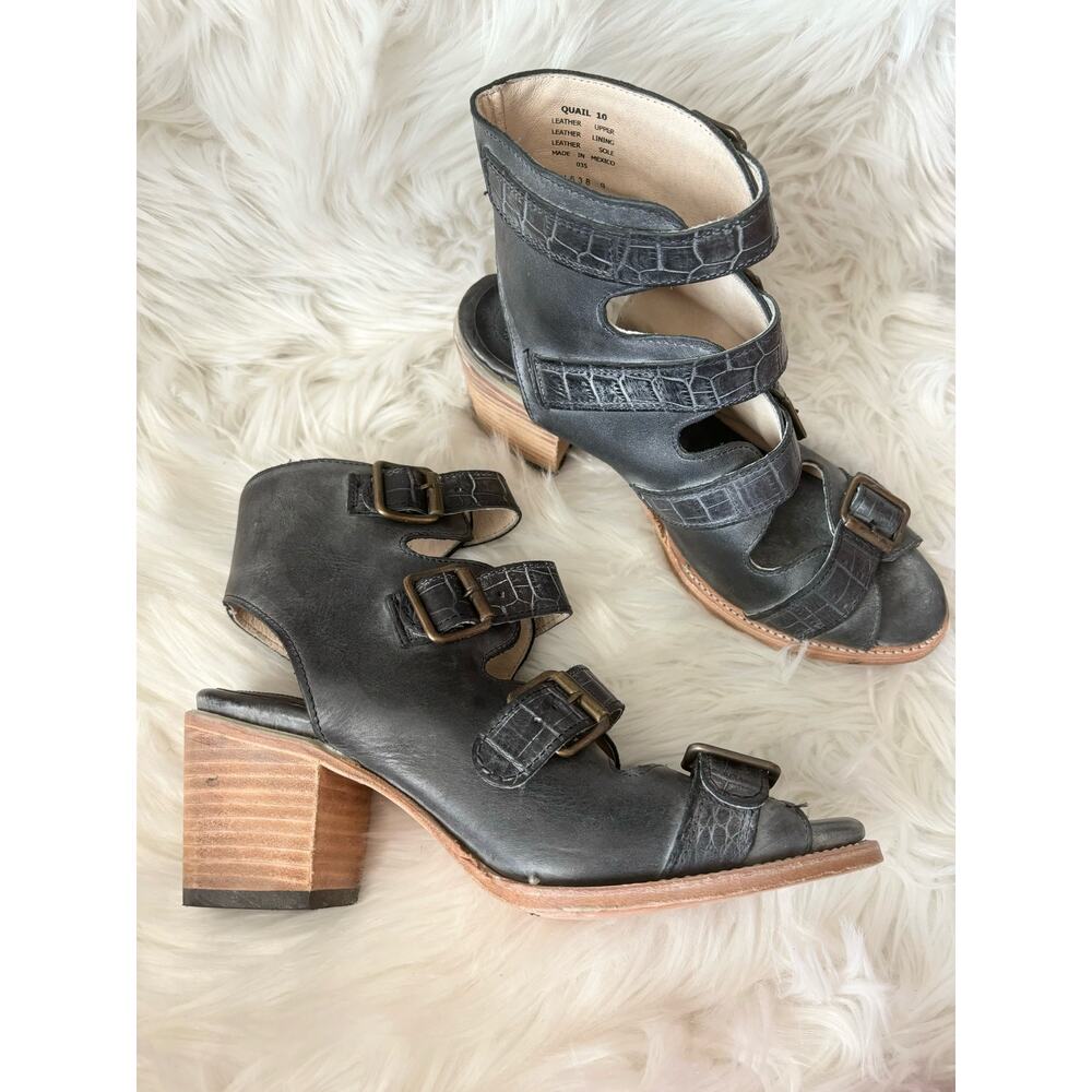 FREEBIRD BY STEVEN Quail Sandals in Black Multi 10 - Picture 2 of 12